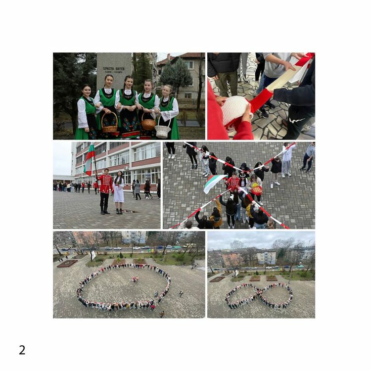 В Езиковата гимназия приветстваха Баба Марта