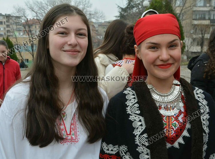 В Математическата гимназия за националния празник всяка класна стая осъмна с трибагреника