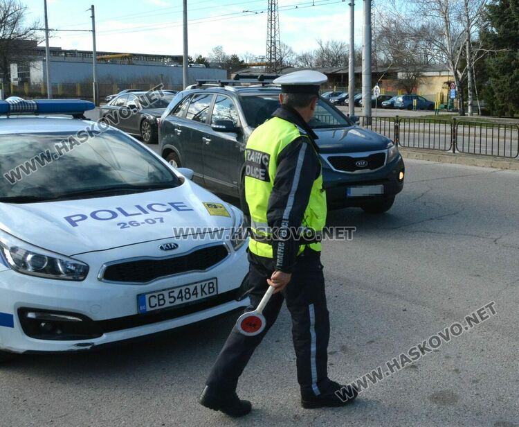 Акция за колани в Хасковско: Глобиха водач при излизане от КАТ