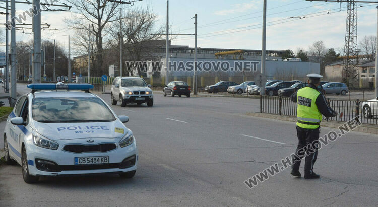 Акция за колани в Хасковско: Глобиха водач при излизане от КАТ