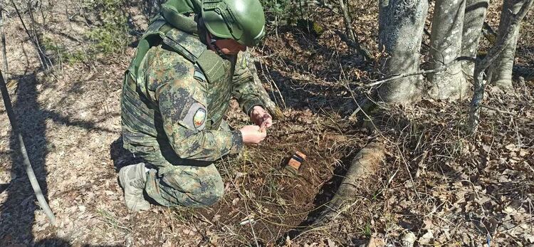 Военнослужещи от Хасково унищожиха невзривена пехотна мина