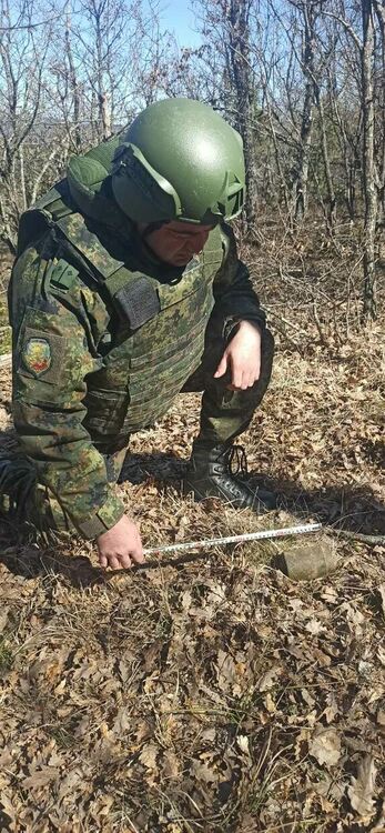 Военнослужещи от Хасково унищожиха невзривена пехотна мина
