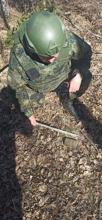 Военнослужещи от Хасково унищожиха невзривена пехотна мина