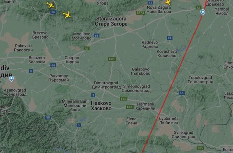 US дрон отново кръжи над Черно море, прелита в близост до Димитровград