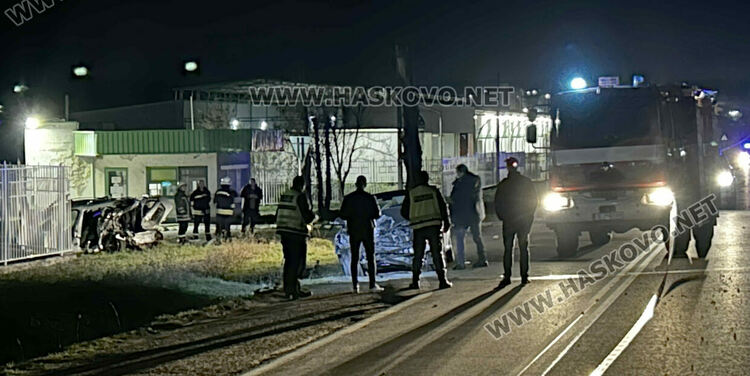 Тежка катастрофа по пътя Хасково - Димитровград с пострадали хора