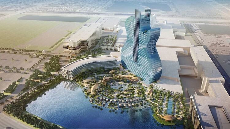 В Лас Вегас строят хотел с форма на гигантска китара