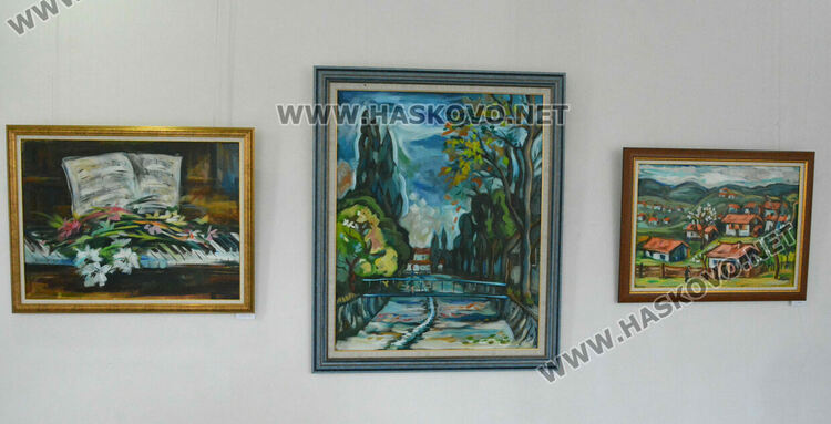 Картини на Даниел Русев от международни изложения са част от представянето му в галерия „Форум“