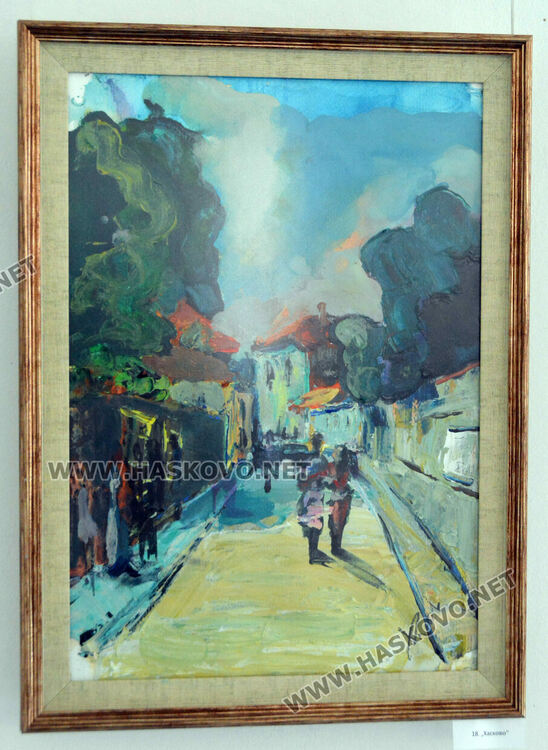 Картини на Даниел Русев от международни изложения са част от представянето му в галерия „Форум“