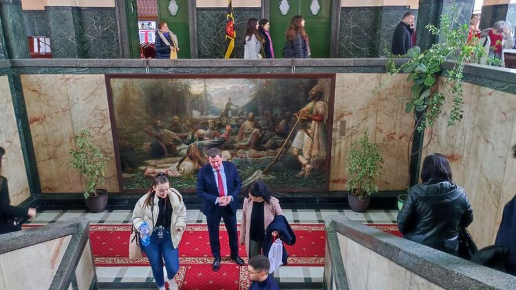 Кметът на община Перник Станислав Владимиров се срещна с кмета на италианския град Нарни Лоренцо Лукарели