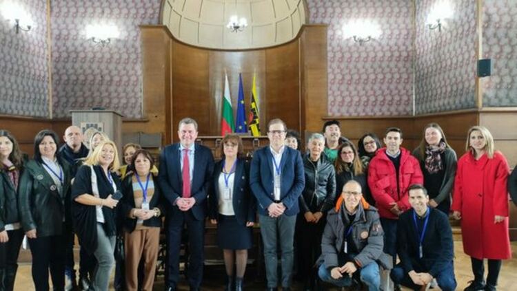 Кметът на община Перник Станислав Владимиров се срещна с кмета на италианския град Нарни Лоренцо Лукарели