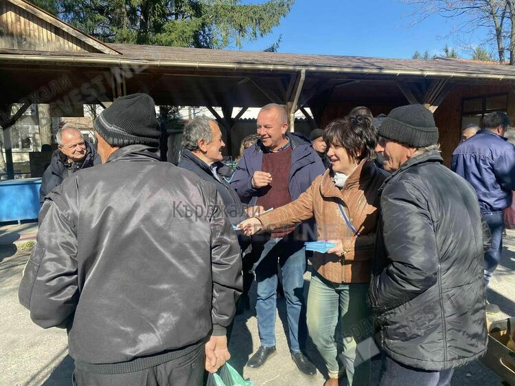 Караянчева в Черноочене: ГЕРБ ще спре лабораторните опити с ресурсите на държавата!