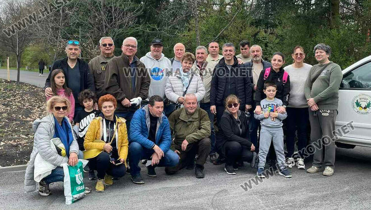 Ротари клуб Хасково-Аида с поредна акция по засаждане на дръвчета в „Кенана”