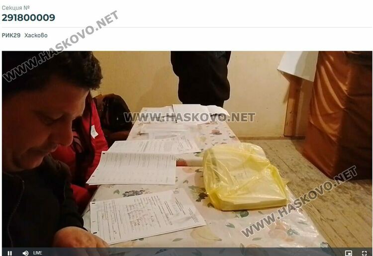 Видеоизлъчването сработи /линк за наблюдение на преброяването в региона на Хасково/