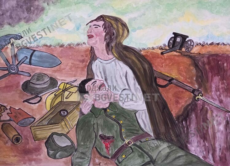 Впечатляващи творби на конкурса за деца "С очите си видях бедата"