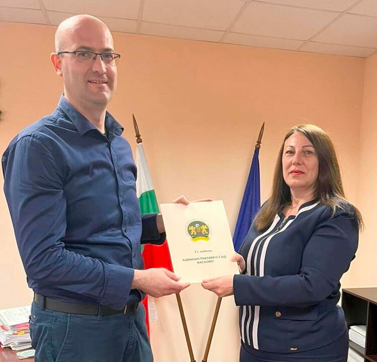 Петър Вунов встъпи в длъжност като съдия в Административен съд – Хасково 