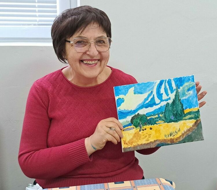 Хора с увредено зрение от Асеновград рисуваха пейзажи