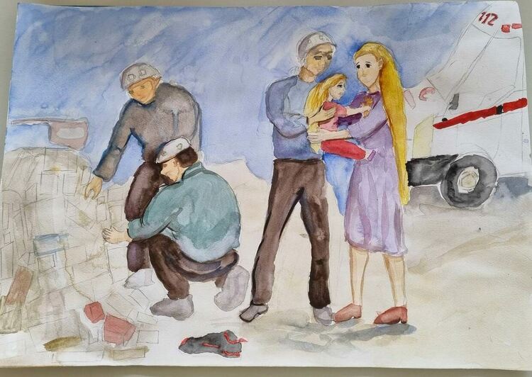 Над 50 деца рисуваха на тема "С очите си видях бедата"