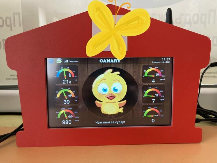 В Чепеларе "канарчета  казват" на децата в градините кога да проветрят стаята