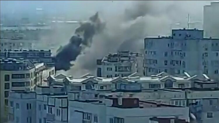 Пожар в жилищен блок в София