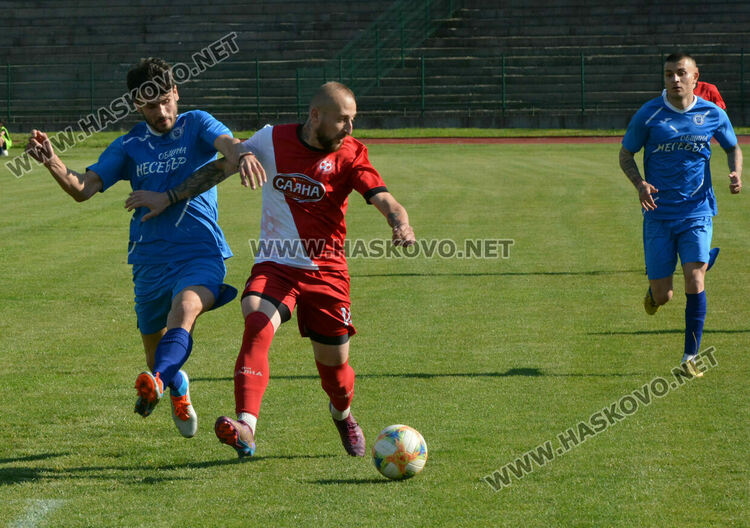 „Саяна Хасково“ и „Несебър“ не се победиха в оспорван мач с отменен гол