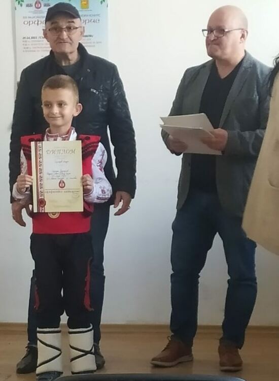 „Зора Зорничка“ с медали и грамоти от националния конкурс „Орфеево изворче“