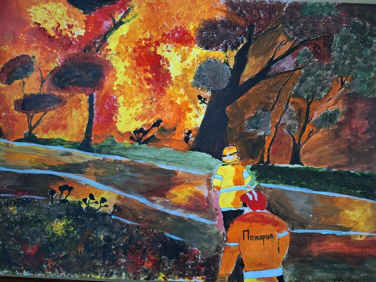 Проведе се областния етап на конкурса за детска рисунка „С очите си видях бедата”. Вижте победителите