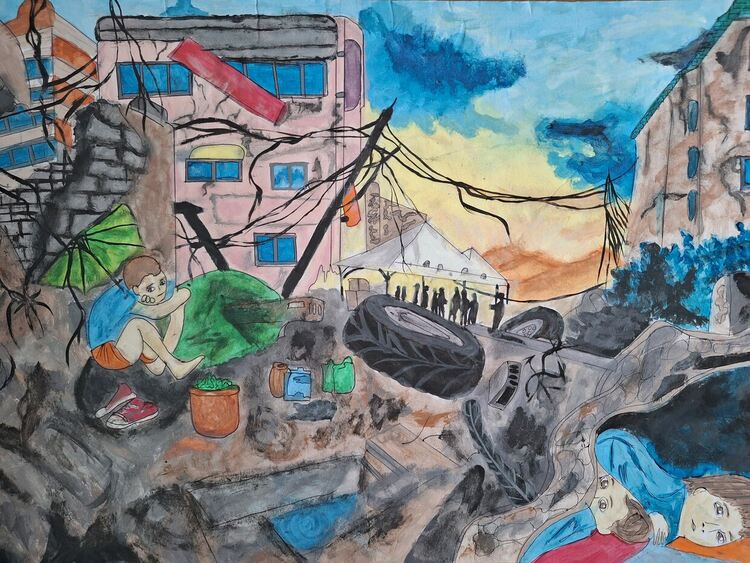 Проведе се областния етап на конкурса за детска рисунка „С очите си видях бедата”. Вижте победителите