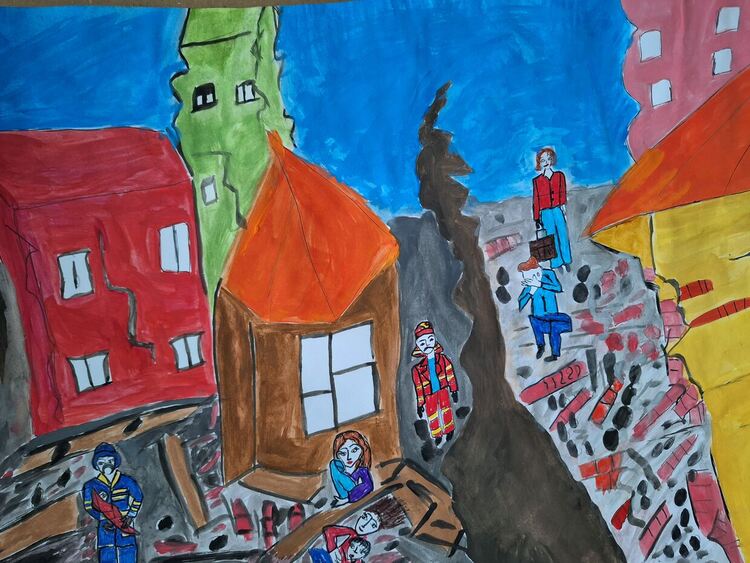 Проведе се областния етап на конкурса за детска рисунка „С очите си видях бедата”. Вижте победителите