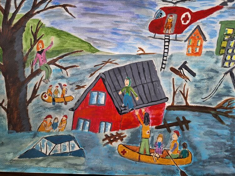 Проведе се областния етап на конкурса за детска рисунка „С очите си видях бедата”. Вижте победителите