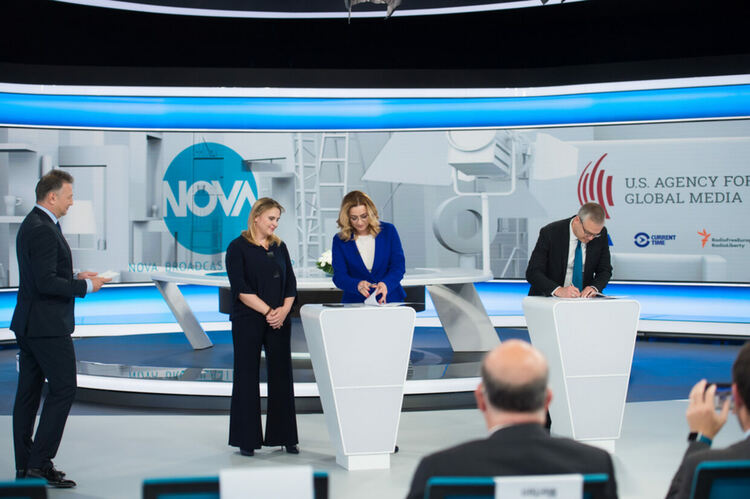 Нова Броудкастинг Груп и Американската агенция за глобални медии обявиха стратегическо партньорство