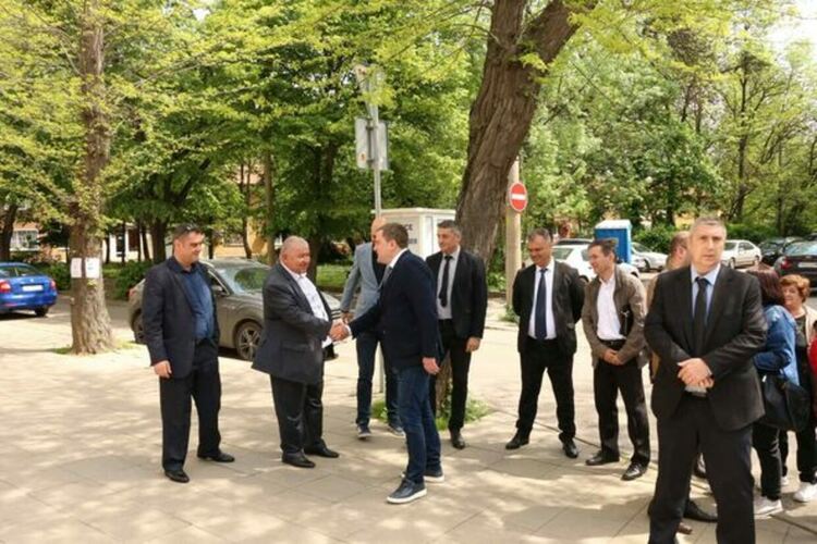 Първа копка на проекта за обновяване и въвеждане на мерки за енергийна ефективност на сграда на Областна дирекция на МВР &ndash; Перник