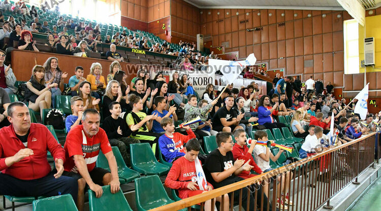 Баскетболистите на „Хасково“ разбиха „Хебър“ в среща реванш от финалната серия