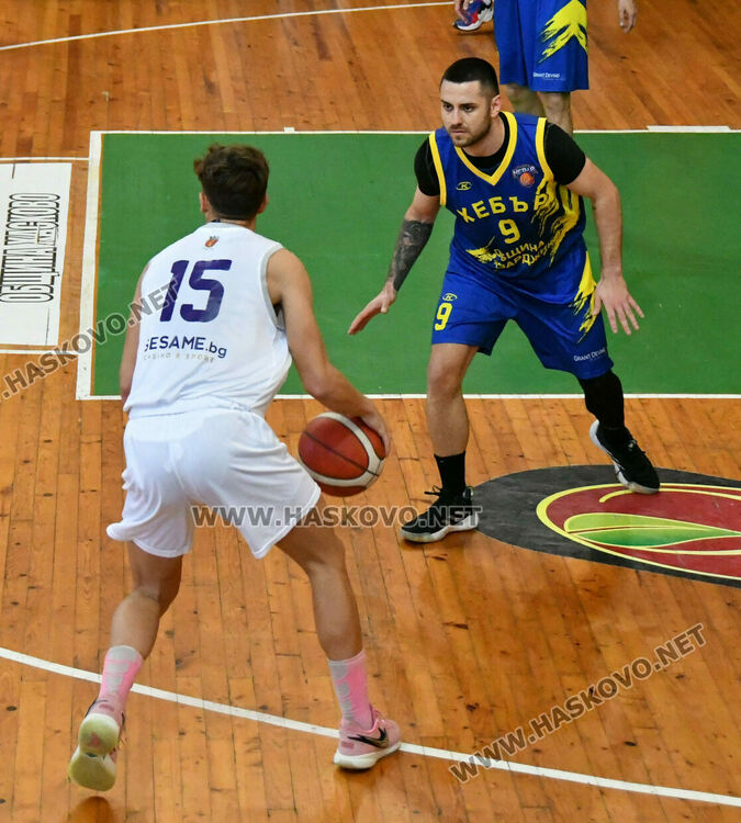 Баскетболистите на „Хасково“ разбиха „Хебър“ в среща реванш от финалната серия