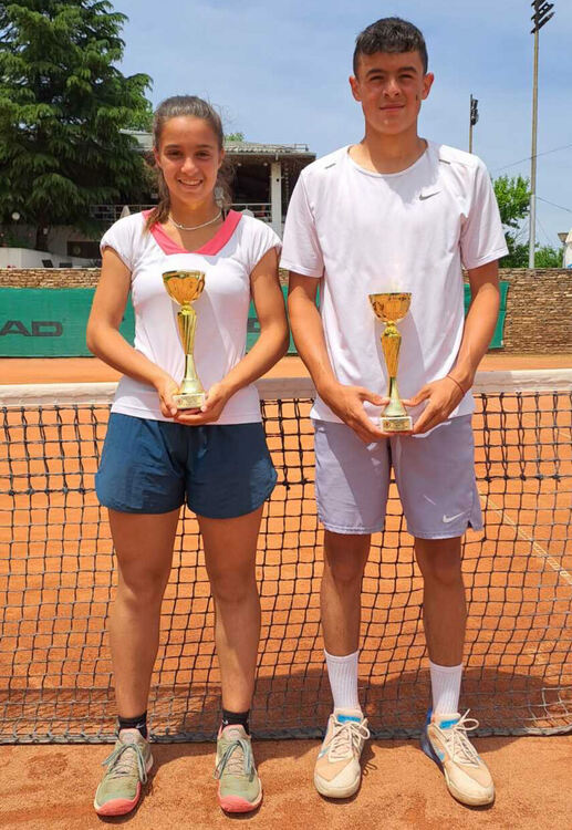 Пешев и Гърневска спечелиха титлата на смесени двойки на държавното по тенис