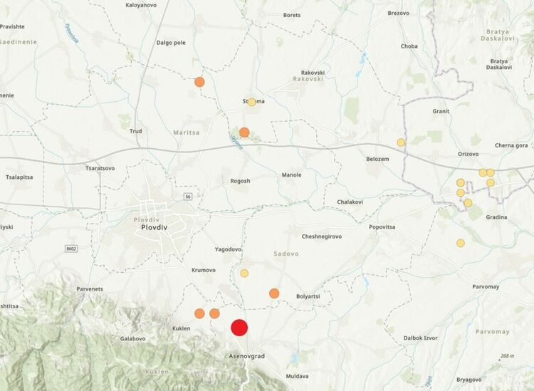 Земетресението вчера е било усетено в цяла България