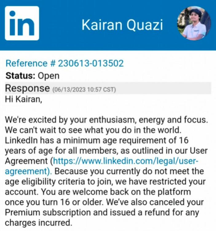 LinkedIn премахна профила на 14-годишния инженер в SpaceX