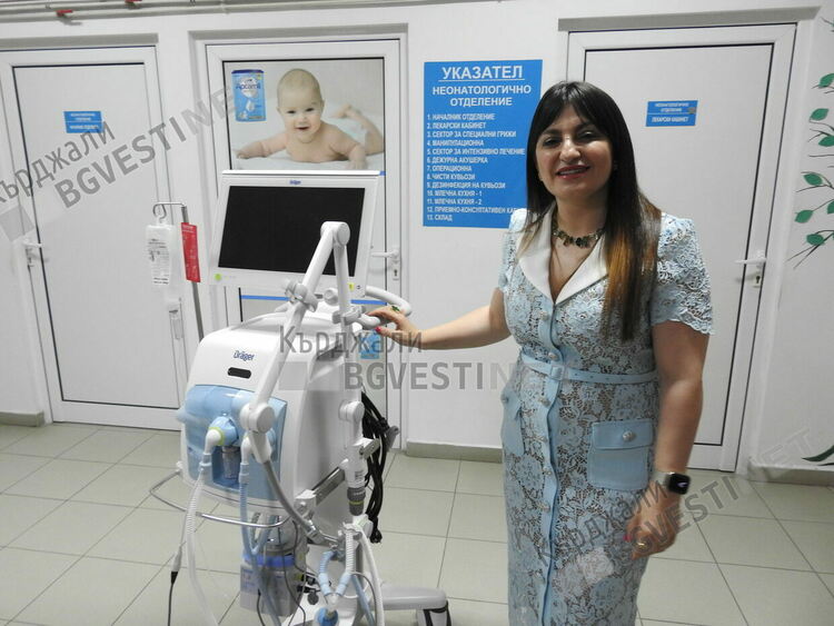 Поредно дарение за болницата в Кърджали на фондация „Хюсние Кяшиф”,неонатологичното отдление получи свръх модерен апарат