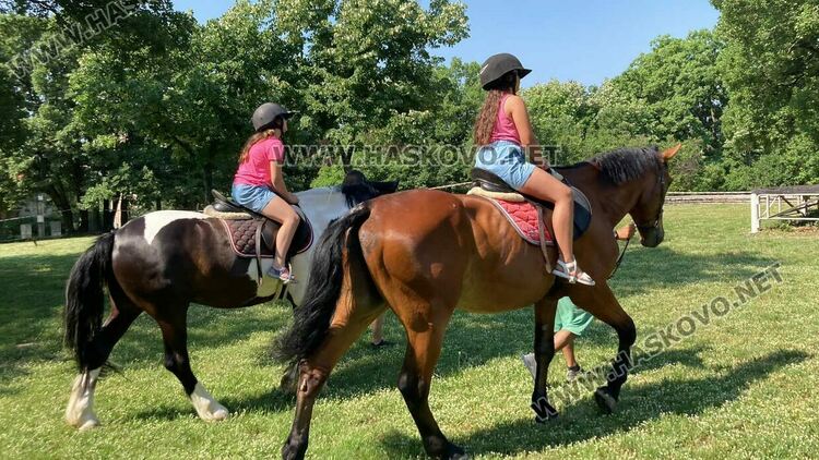 Предпразнично Еньовден в Хасково започна с конна езда за деца 