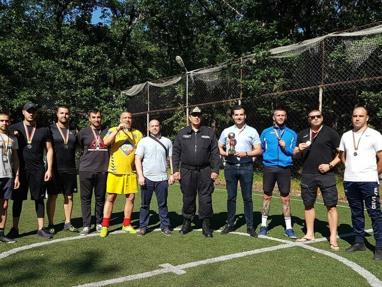 Хасковските пожарникари спечелиха футболен турнир за празника на МВР