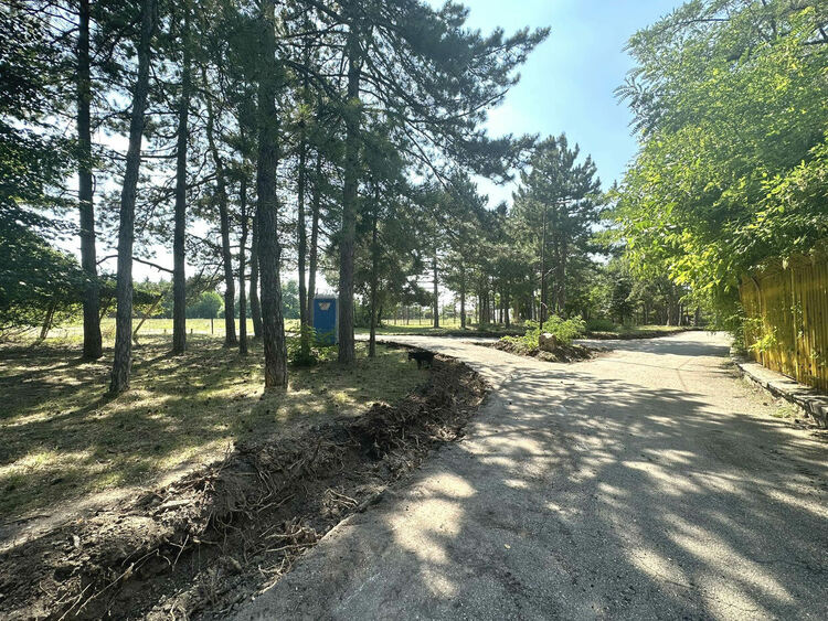 Започна ремонт на алеята около стадион „Хасково“