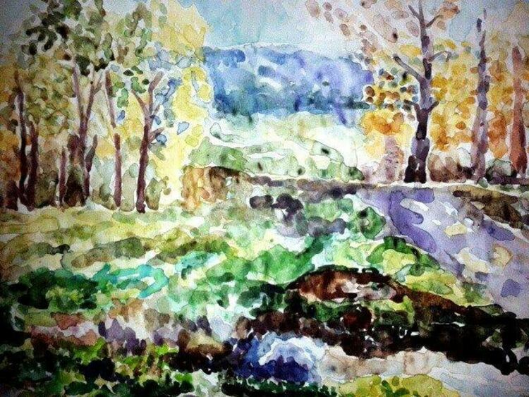 Трета самостоятелна изложба представя днес в Перник младата художничка Кристияна Стойнева