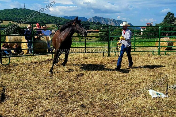Демонстрираха яздене на коне и конна стрелба с лък