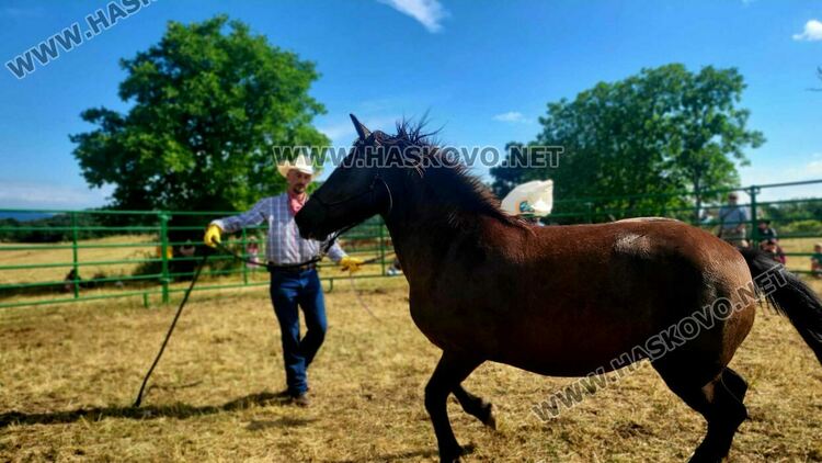 Демонстрираха яздене на коне и конна стрелба с лък