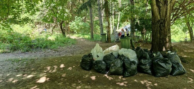 Еколози от Асеновград с акция край резерват "Червената стена"