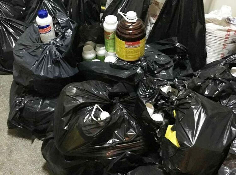 Откриха 100 кг препарати за растителна защита, стоки менте и цигари без бандерол