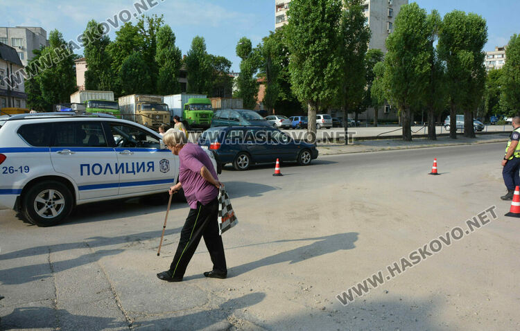 Издирват шофьор, ударил пешеходец до пазара