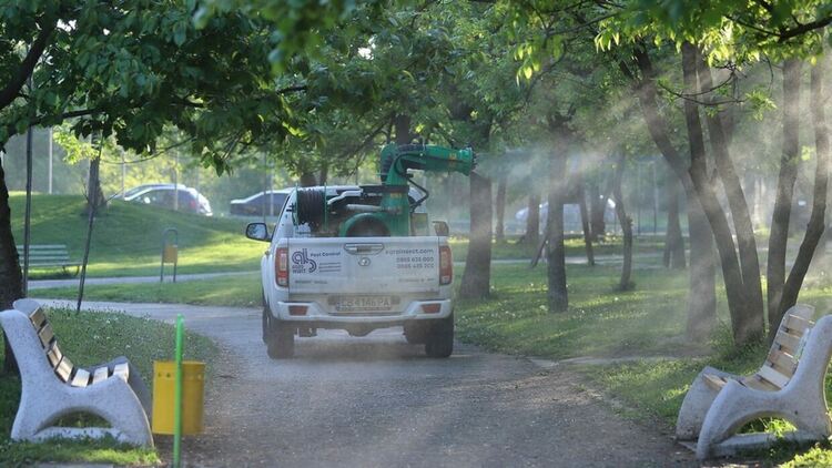 Извънредно пръскане срещу комари в спортен комплекс „Раковски”