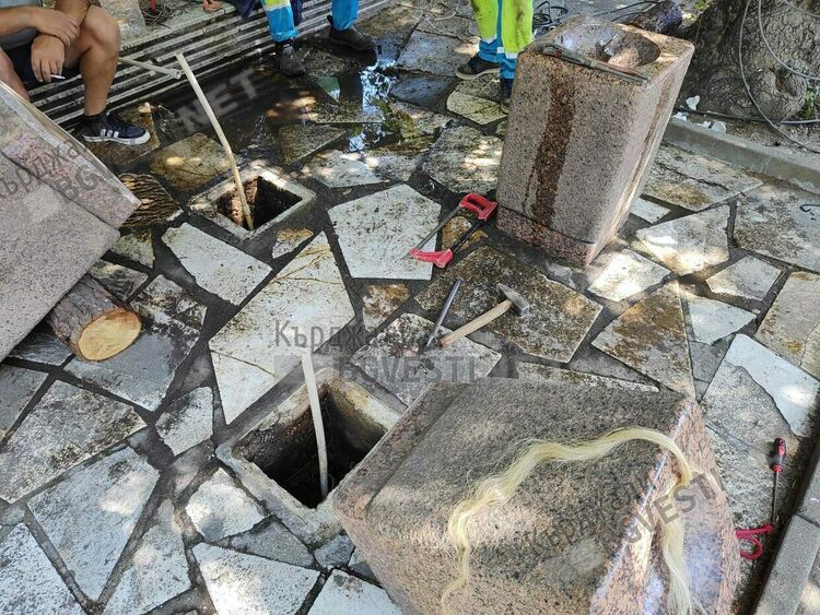 Ремонтираха чешмичките в Градската градина,поставиха механизми за пускане и спиране на водата 