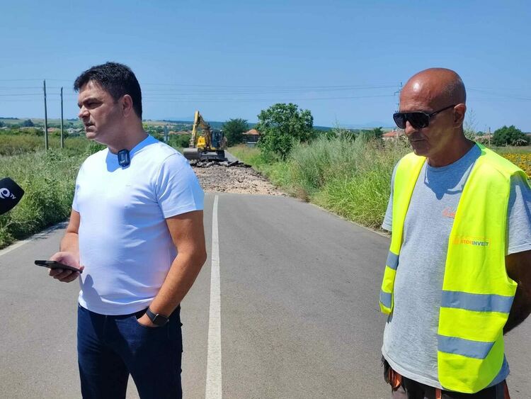 Пътните ремонти в общината инспектира кметът на Димитровград