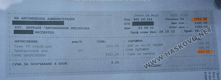 Служители на Автомобилна администрация в Хасково протестираха за по-високи заплати и по-добри условия